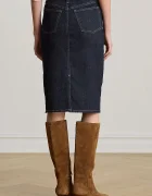 Lauren Ralph Lauren пола тип молив от деним синя 200P14644
