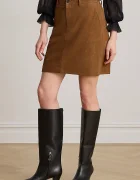 Lauren Ralph Lauren пола тип молив от велур кафява 200B24160