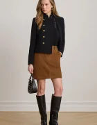 Lauren Ralph Lauren пола тип молив от велур кафява 200B24160