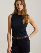 Lauren Ralph Lauren поло дамско с добавена коприна тъмносиньо 200P14537