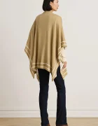 Lauren Ralph Lauren пончо дамско с вълна бежово 454P23616