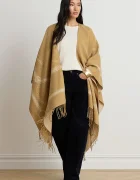 Lauren Ralph Lauren пончо дамско с вълна бежово 454P23618