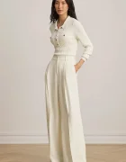 Lauren Ralph Lauren прав панталон дамски бежов с висока талия 200P03582