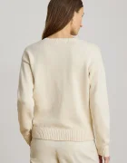 Lauren Ralph Lauren пуловер дамски от памук бежов 200P14120