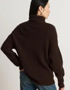 Lauren Ralph Lauren пуловер дамски от вълна кафяв 200B23582