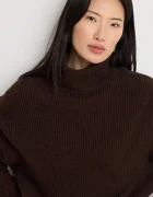 Lauren Ralph Lauren пуловер дамски от вълна кафяв 200B23582