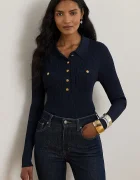 Lauren Ralph Lauren пуловер дамски с вискоза тъмносин 200P03459