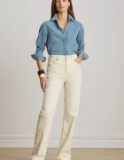 Lauren Ralph Lauren риза дамска от деним синя 200P14149