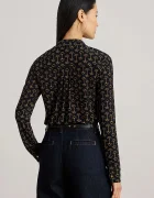 Lauren Ralph Lauren Риза дамска в тъмносиньо със стандартна кройка с класическа яка 200P03717
