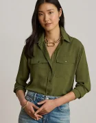 Lauren Ralph Lauren риза дамска зелена 200P10130