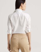 Lauren Ralph Lauren Риза Lauren Ralph дамска в бяло със стандартна кройка с класическа яка 200684553001