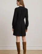 Lauren Ralph Lauren рокля черна с изчистена шарка 200P13731