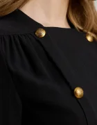 Lauren Ralph Lauren рокля черна с изчистена шарка 200P13731