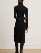 Lauren Ralph Lauren рокля с памук черна 200980028