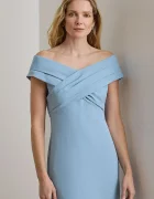 Lauren Ralph Lauren Рокля синя с изчистена шарка 253936391