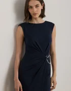 Lauren Ralph Lauren Рокля в тъмносиньо дълга с кройка по тялото 253979877