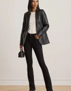 Lauren Ralph Lauren сако дамско от кожа черно 200P14038