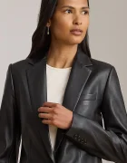Lauren Ralph Lauren сако дамско от кожа черно 200P14038