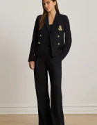 Lauren Ralph Lauren сако с двуредно закопчаване от памук с еластан черно 200P14021