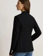 Lauren Ralph Lauren сако с едноредно закопчаване дамско от памук с еластан черно 200797305