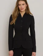 Lauren Ralph Lauren сако с едноредно закопчаване дамско с вълна черно 200B24032