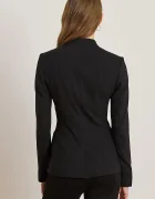 Lauren Ralph Lauren сако с едноредно закопчаване дамско с вълна черно 200B24032