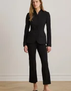 Lauren Ralph Lauren сако с едноредно закопчаване дамско с вълна черно 200B24032