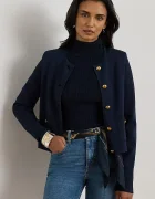 Lauren Ralph Lauren Сако в тъмносиньо с едно копче с изчистен дизайн 200P03460