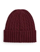 Lauren Ralph Lauren шапка beanie дамска от вълнена материя бордо 454P23505