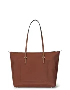 Lauren Ralph Lauren шопинг чанта дамска кафява 431916737