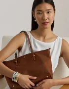 Lauren Ralph Lauren шопинг чанта дамска кафява 431916737