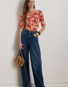 Lauren Ralph Lauren тениска basic дамска от памук червена 200P09078