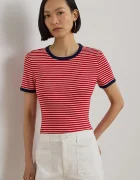 Lauren Ralph Lauren тениска basic дамска от памук розова 200P09076