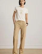 Lauren Ralph Lauren тениска дамска от памук бежова 200P13943