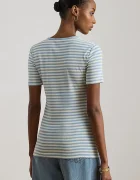 Lauren Ralph Lauren тениска дамска от памук синя 200P09108