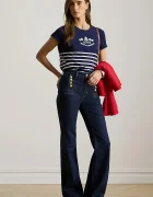 Lauren Ralph Lauren тениска дамска от памук тъмносиня 200B21056