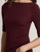 Lauren Ralph Lauren тениска дамска с памук бордо 200654963