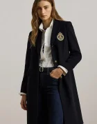 Lauren Ralph Lauren Вълнено палто в тъмносиньо преходен модел 297958509