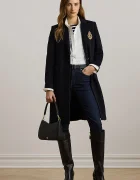 Lauren Ralph Lauren Вълнено палто в тъмносиньо преходен модел 297958509