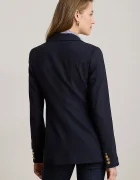 Lauren Ralph Lauren Вълнено сако в тъмносиньо с двуредно закопчаване с изчистен дизайн