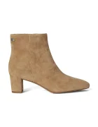 Lauren Ralph Lauren Велурени боти Demi в бежово с дебел ток 802974504001