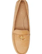 Lauren Ralph Lauren Велурени мокасини Barnsbury в бежово с равна подметка 802821629026
