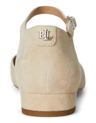 Lauren Ralph Lauren Велурени обувки с дебел ток Emellie Mj в бежово 802974359001