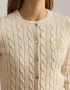 Lauren Ralph Lauren жилетка дамска от памук бежова 200932225