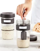 lekue Комплект хляб с квас 17 cm в кафяво