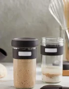 lekue Комплект хляб с квас 17 cm в кафяво