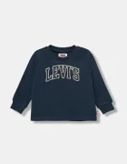 Levi's Бебешка памучна блуза с дълъг ръкав COLLEGIATE LS TEE