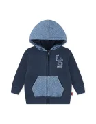 Levi's Бебешки памучен суичър KNIT DENIM ZIP UP