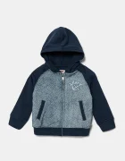 Levi's Бебешки суичър TROMPE LOEIL DENIM HOODIE