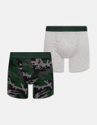 Levi's боксерки мъжки от памук с еластан 2 броя сиви 37149-1296